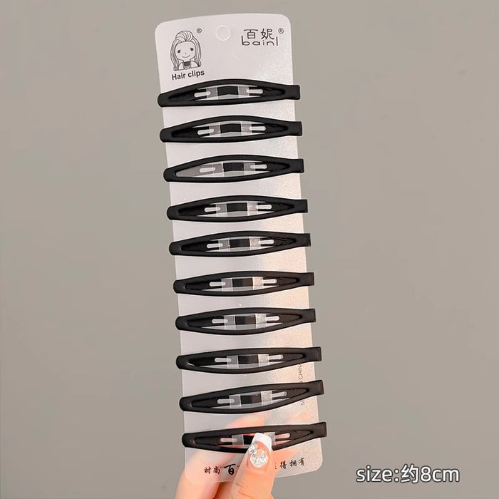 Wholesale Black Matte Hair Clips for Women