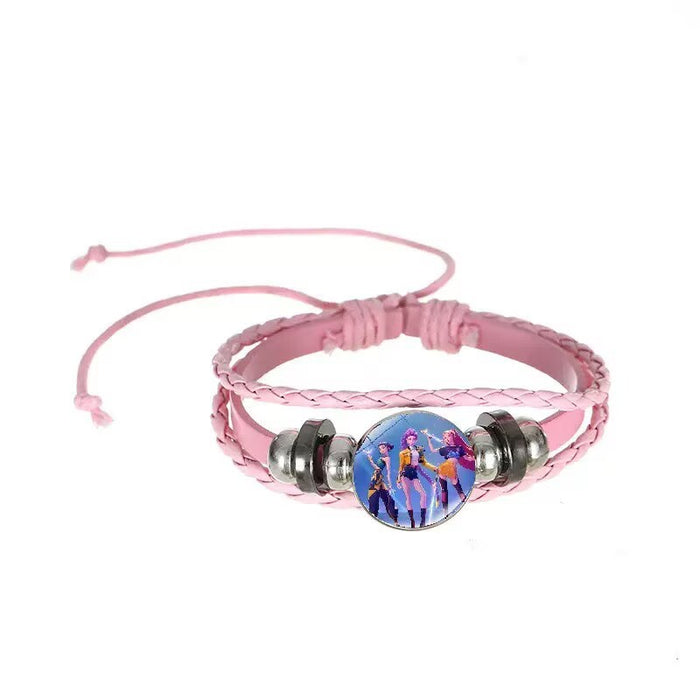 Wholesale K-POP Multi-layered Woven Beaded Bracelet