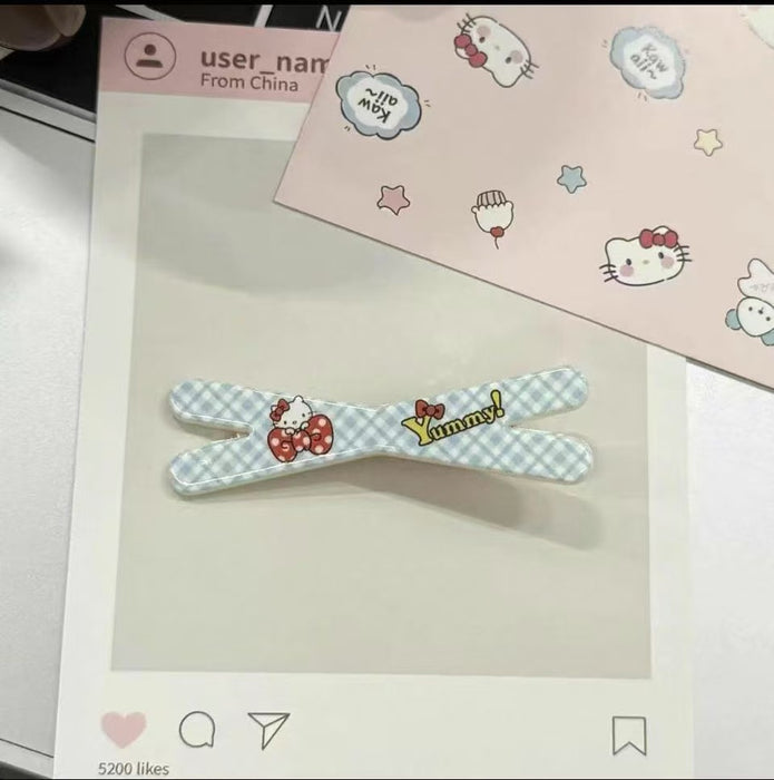 Wholesale Cute DIY accessories, checkered accessories, hair accessories, bangs clip, cartoon new style