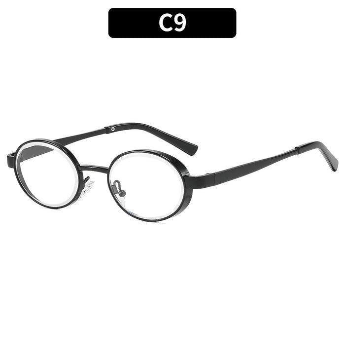 Wholesale Retro Punk Oval Metal Sunglasses Fashion UV400 Sunscreen
