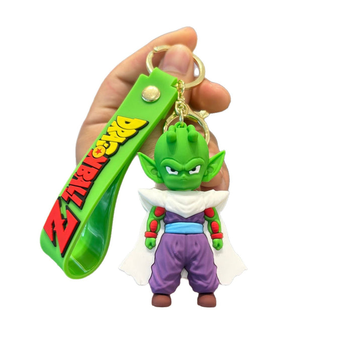 Wholesale 2pcs Anime Keychain Silicone 3D Figure Key Accessory Gift
