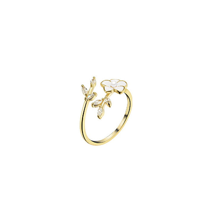 Wholesale Gas ring, female niche design, high-end feel, pearl opening, adjustable index finger ring, ring