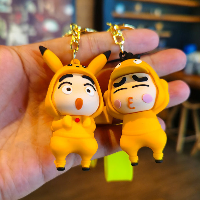 Wholesale Cartoon Doll Silicone Keychain JDC-KC-Tingm217