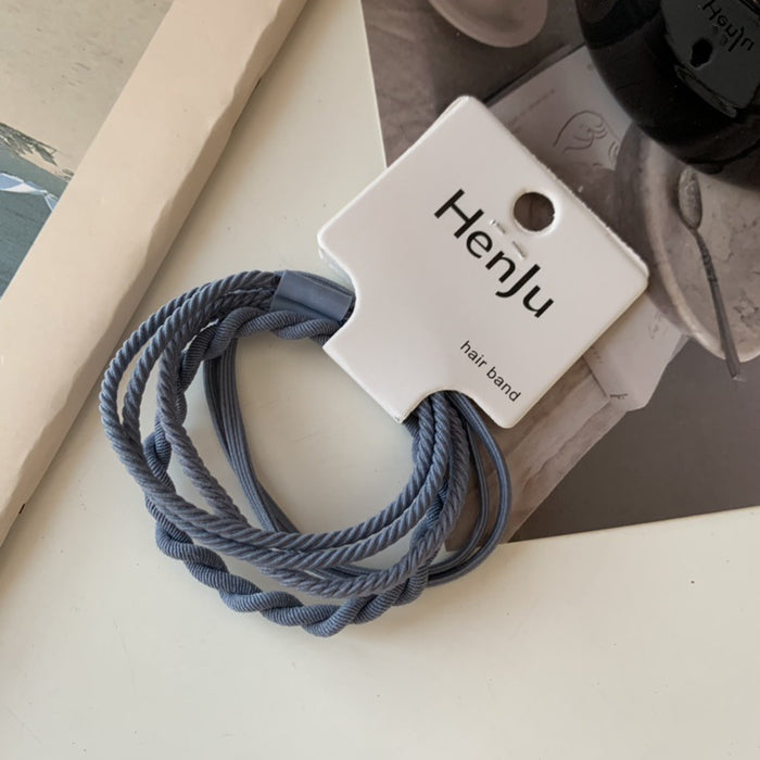 Wholesale Small rubber band, high-end feel, versatile, high elasticity headband, high ponytail tied tightly with headband