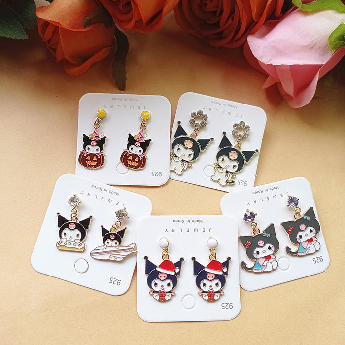 Wholesale Cute Cartoon Alloy Earrings JDC-ES-Xiaox009