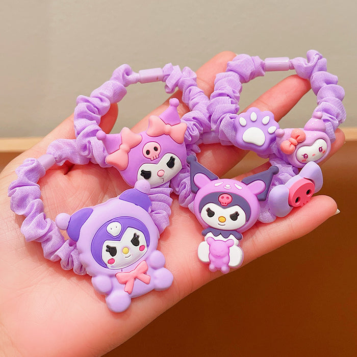 Wholesale Children's Cartoon High Elastic Rubber Band Headband Set (S)JDC-HS-Nuoqi003