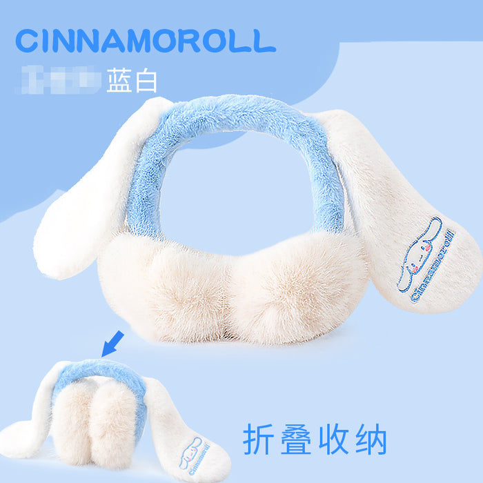 Wholesale Cute cartoon children' s earmuffs  winter warm plush folding warm earmuffs foldable earmuffs