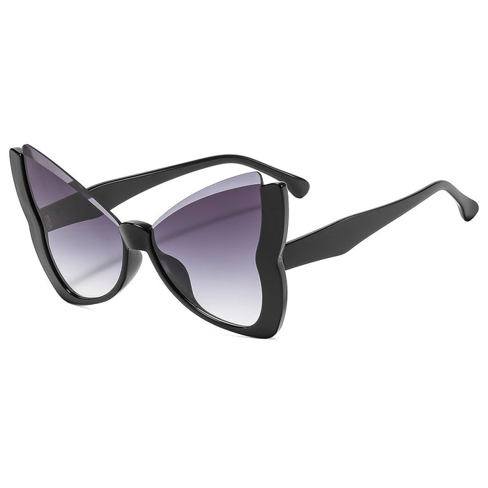 Wholesale Fashionable large frame retro versatile sunglasses, personalized outdoor sports cycling sunscreen trendy sunglasses