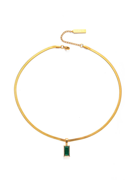 Wholesale Fade-Resistant Sweater Chain — Niche,  Light Luxury  and Sophisticated Titanium Steel Necklace