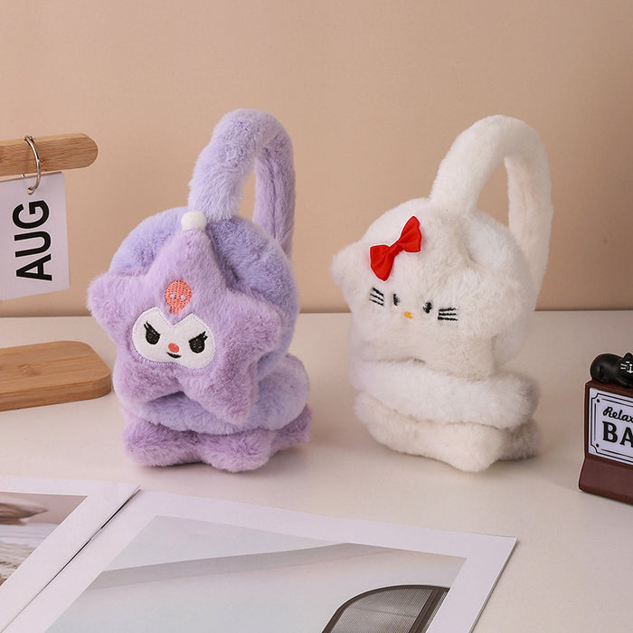 Wholesale  velvet warm ear protection cartoon fashion  earmuffs