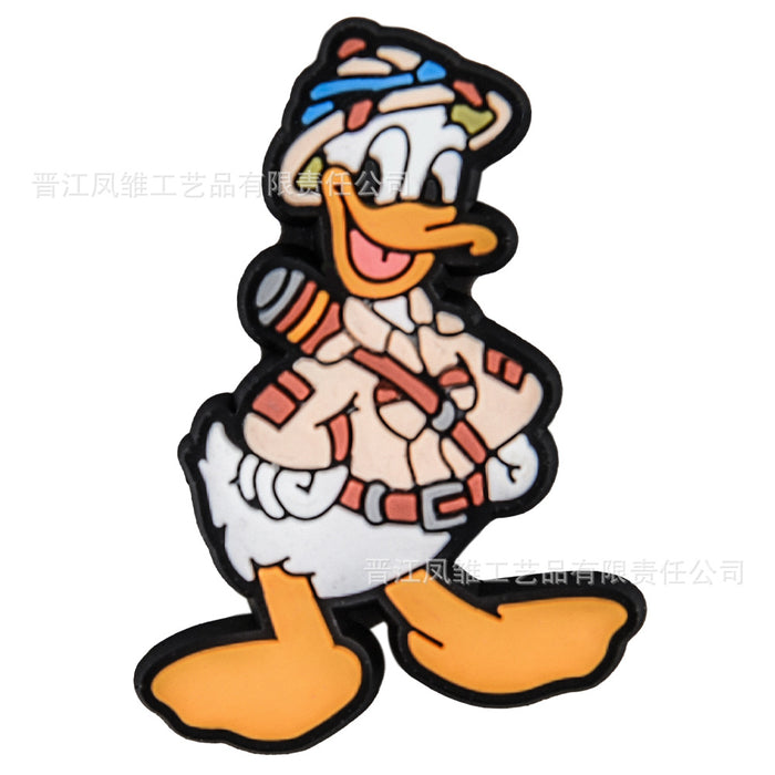 Wholesale 50pcs  Shoes Charms shoe buckle cartoon character decoration accessories