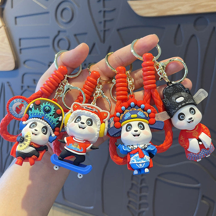 Wholesale Peking Opera Panda Keychain JDC-KC-OuBu004