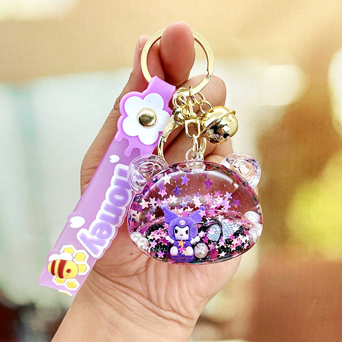 Wholesale Acrylic Starfish Oil Lollipop Cartoon Keychain JDC-KC-RunX017