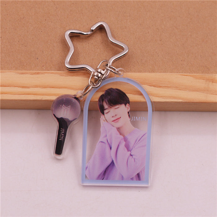 Wholesale Creative KPOP Acrylic Keychain JDC-KC-SuBo004