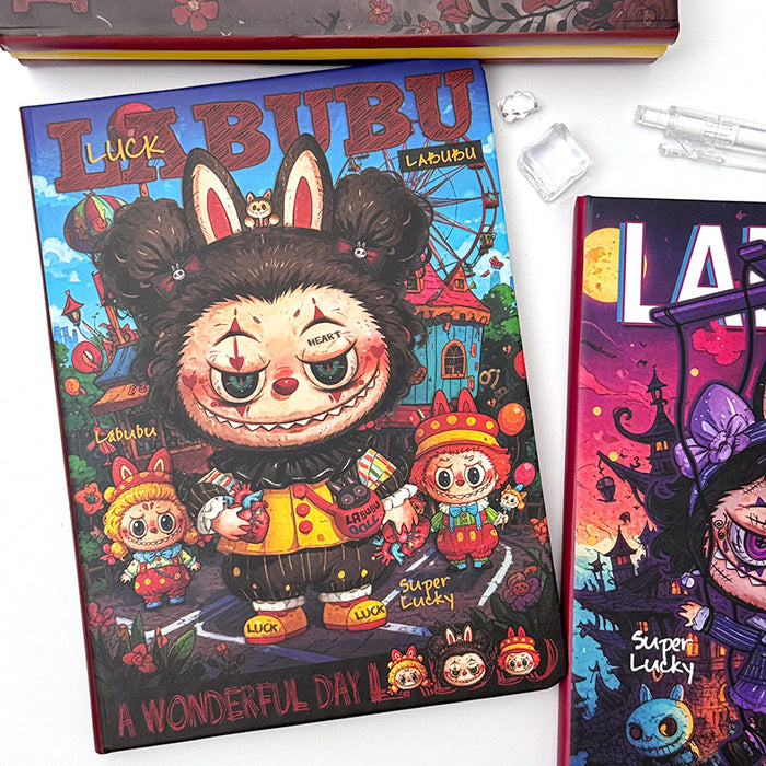 Wholesale 5pcs Cartoon Horizontal Line Book Cartoon Hand Book Student Super Thick Notepad