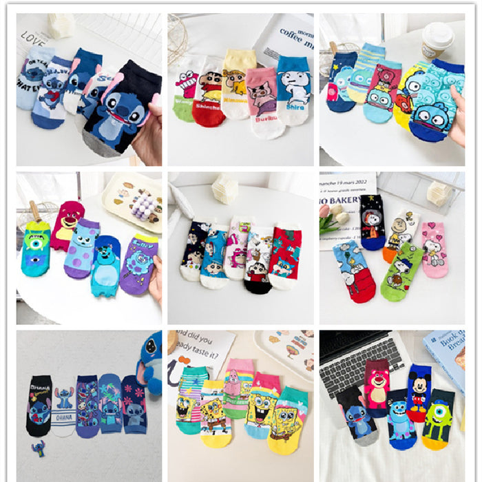 Wholesale Cartoon Cotton Socks JDC-SK-Lanh010