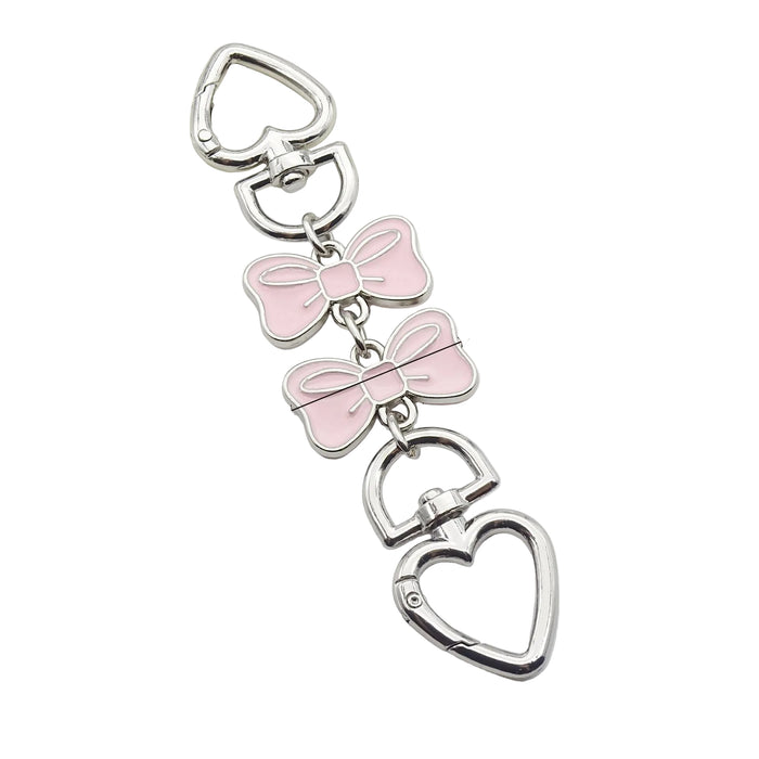 Wholesale Bowknot extension chain bag strap Keychains
