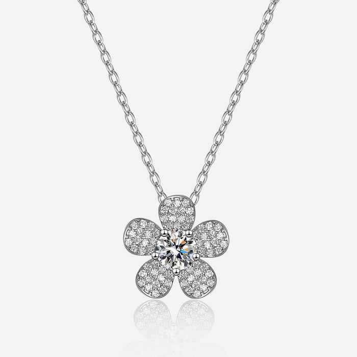 Wholesale Sparkling Geometric Flower Choker Necklace Fashion Accessory Boutique