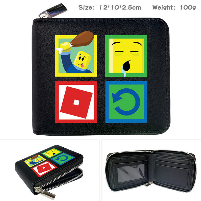 Wholesale Chic Print PU Leather Bi Fold Wallet Card Holder Everyday Casual Fashion Accessory