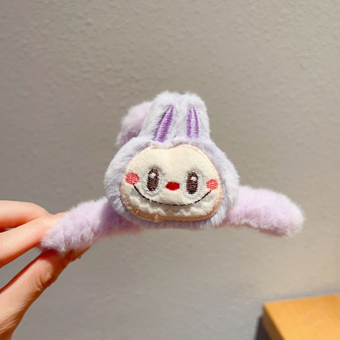 Wholesale Plush Hair Clip Furry Large Cartoon Hair Clip on the Back of the Head Internet Celebrity Hair Clip Headband Bangs
