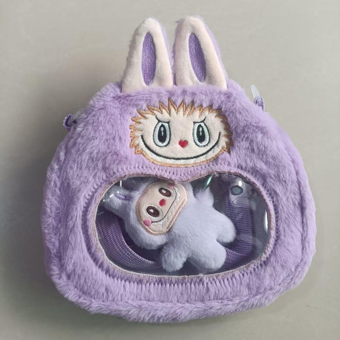 Wholesale Plush Cartoon Children' s Bag Cute Little Girl Doll Handbag Shoulder Bag