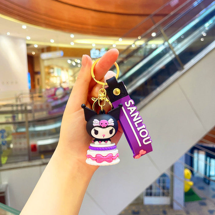 Wholesale Cartoon Doll Silicone Keychain JDC-KC-JuJi005