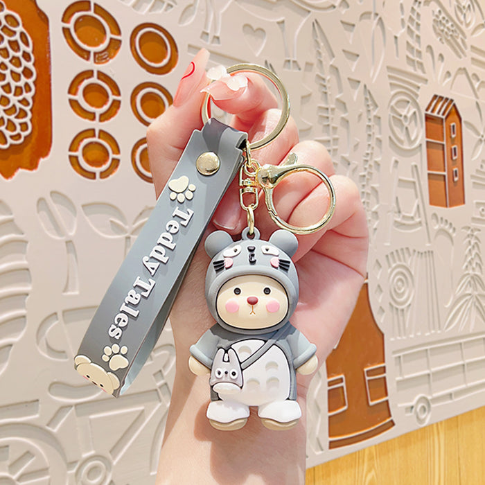 Wholesale Cartoon Doll Soft Plastic Keychain JDC-KC-KuM011