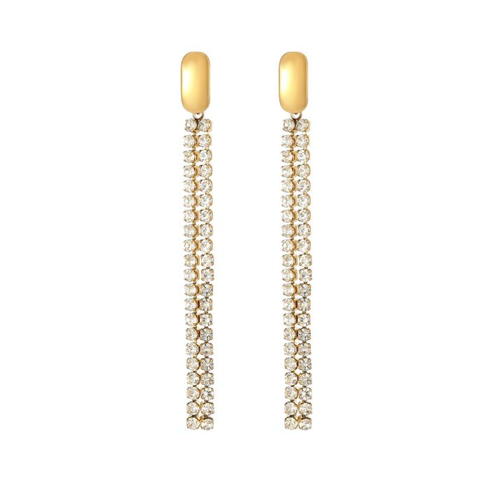Wholesale 5pcs Irregular Turquoise Light Luxury Earrings
