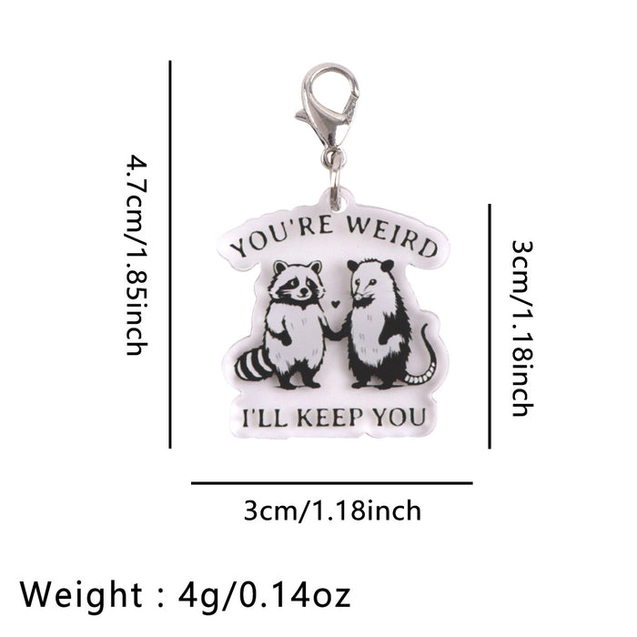Wholesale Cartoon DIY Mobile Phone Stands acrylic pendant Type-C
