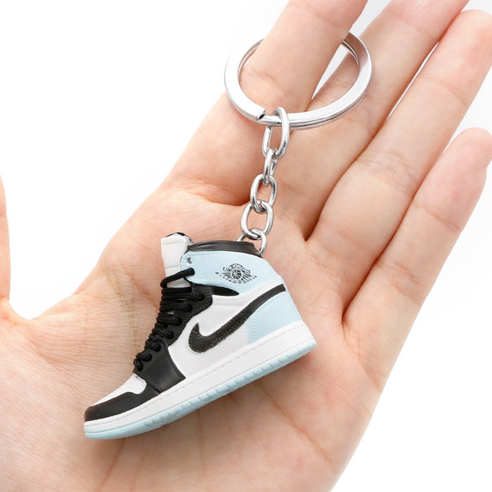 Wholesale PVC Mini Basketball Shoe Keychain JDC-KC-QLPing008