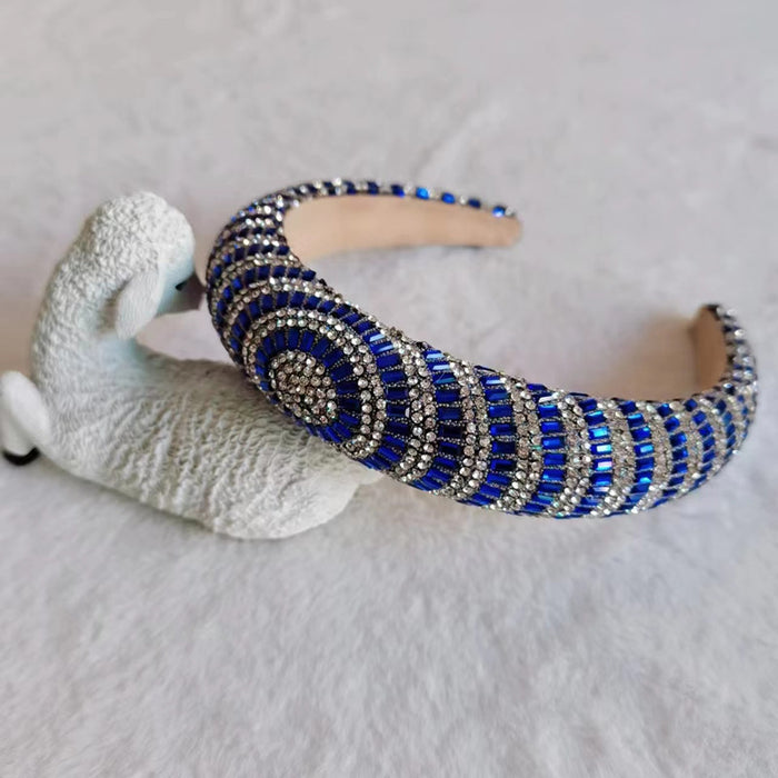 Wholesale Baroque sponge rhinestone Internet celebrity headband hair accessories headband for women