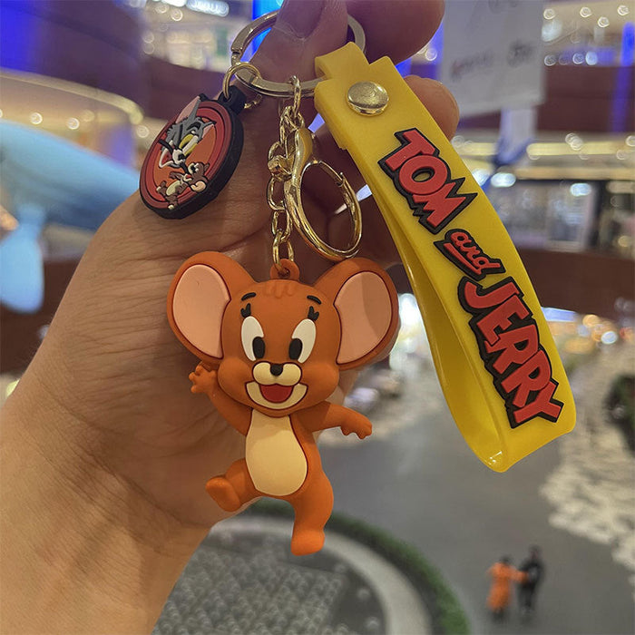 Wholesale Keychains PVC Hardware Cute Cartoon (M) JDC-KC-MiaoY044