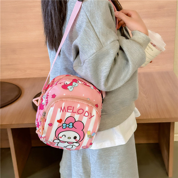 Wholesale Children's crossbody bag cartoon cute chest bag for outdoor leisure, lightweight single shoulder coin purse