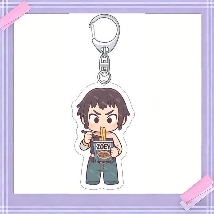 Wholesale 10pcs/set K-POP anime merchandise acrylic keychains and pendants