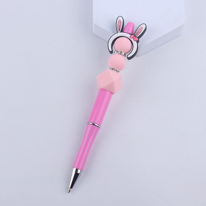 Wholesale Cartoon Silicone Beaded Pen (S) JDC-PN-GuangTian001