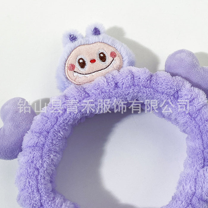Wholesale Cartoon  Cloth Wash Face Hair Band Girls Cute Plush Hair Band Makeup Mask Pressure Hair Headband Hair Accessories