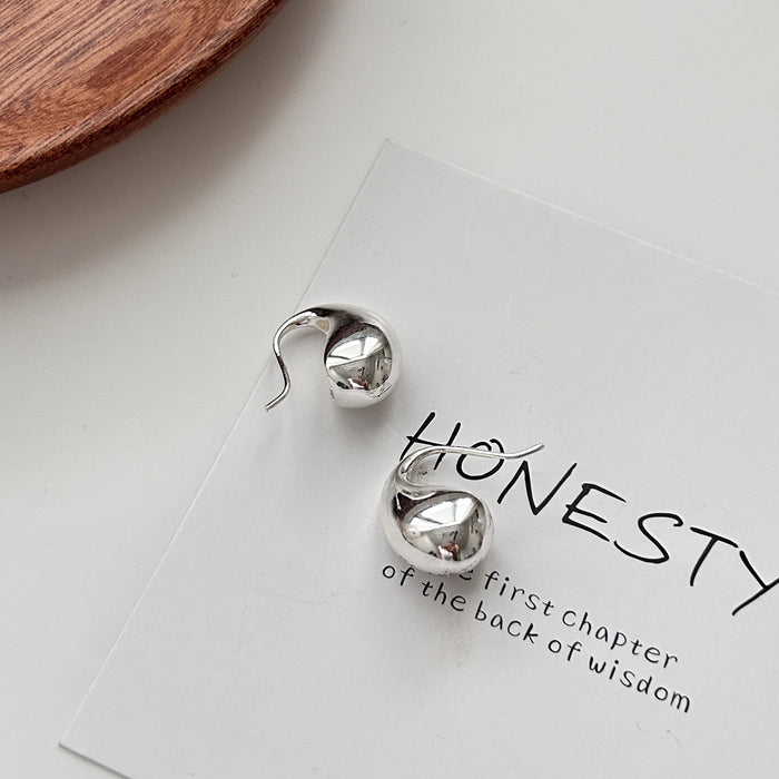 Wholesale Metal Earrings Asymmetrical Earrings Simple Versatile High-End Earrings