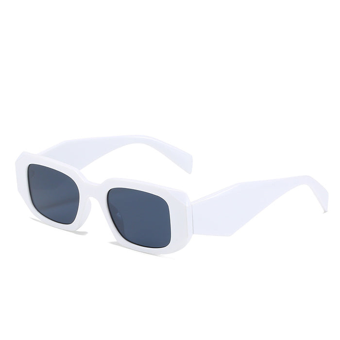 Wholesale  Square Sunglasses Plastic Cut-edge Square Glasses Distinctive Wide-leg Sunglasses for Women