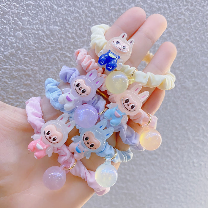 Wholesale Small Doll Cartoon Hair Rings Ins Cute Sweet Girl Hair Rope