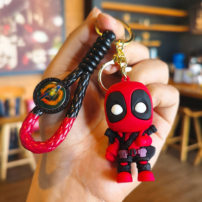 Wholesale Cartoon Doll Rubber Keychain JDC-KC-Tingm014