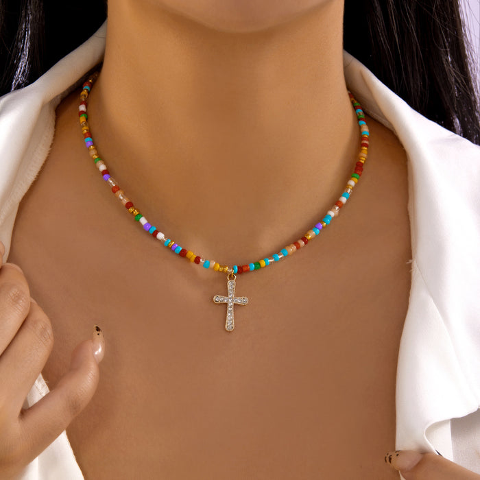 Wholesale Exquisite unique design beaded necklaces