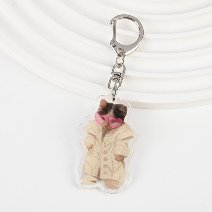 Wholesale Cute Cartoon Acrylic Keychain JDC-KC-XBK006