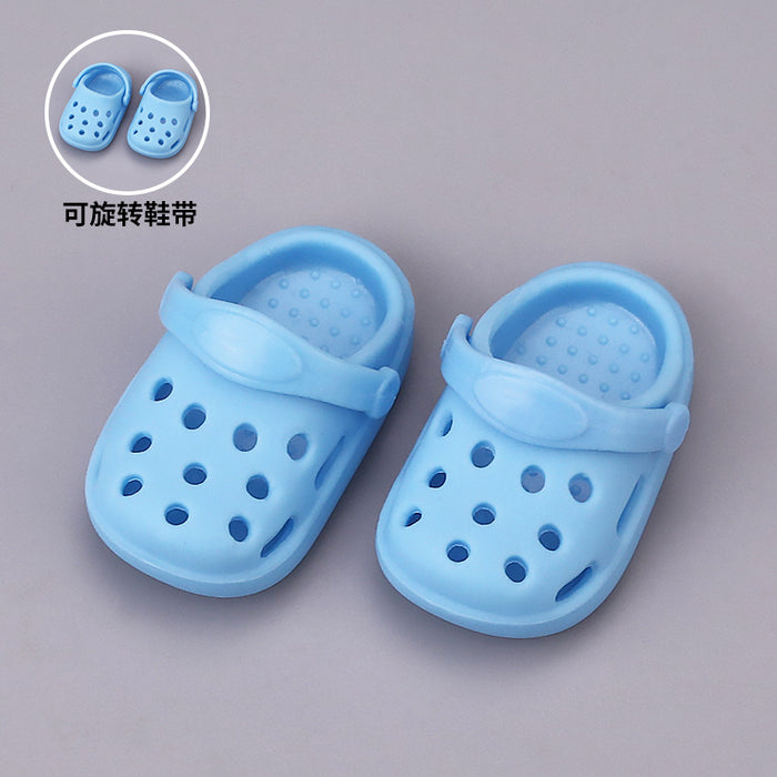 Wholesale Hole shoes 10cm 15cm cotton doll accessories toys