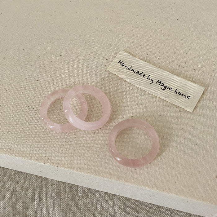 Wholesale Natural stone ring, niche personality, simple and versatile temperament, ring ring, ring