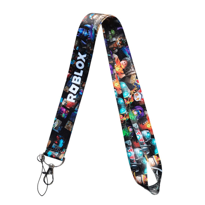 Wholesale Blue Polyester Lanyard With Card Holder Trendy Fashion Phone Accessory Gift And Boutique Resale