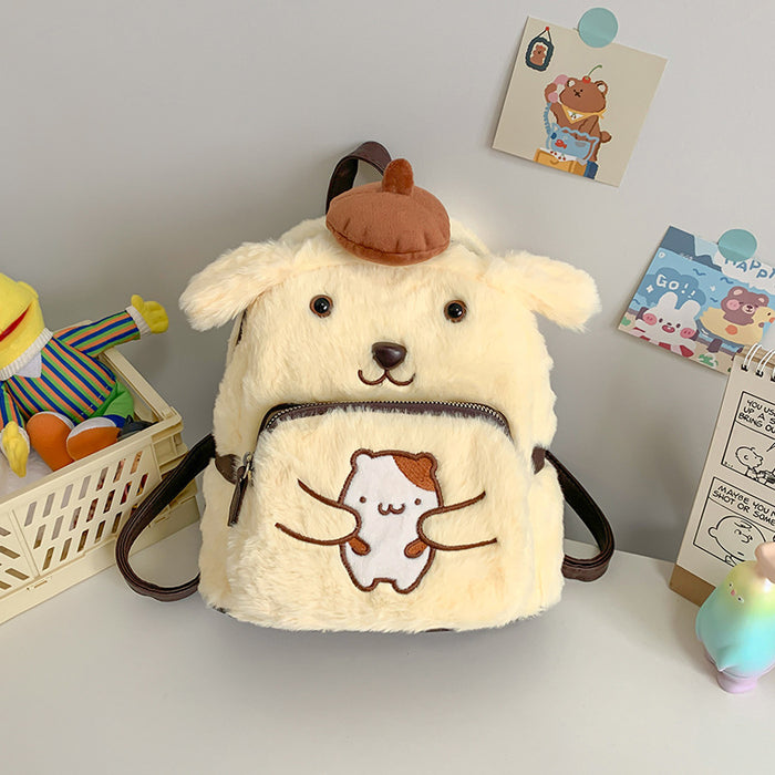 Wholesale Cartoon Cute Mini Plush Backpack Bags JDC-BP-Youk005