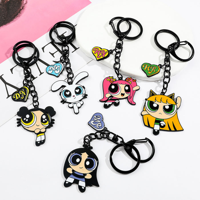 Wholesale Cartoon Metal Keychain JDC-KC-GYu001