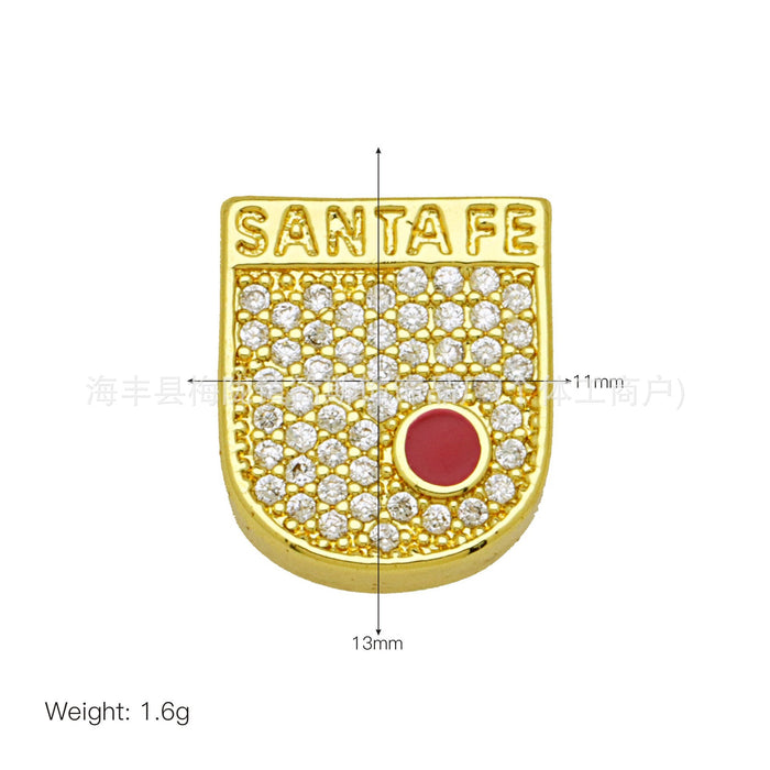 Wholesale Football Team Logo Pendant Charms