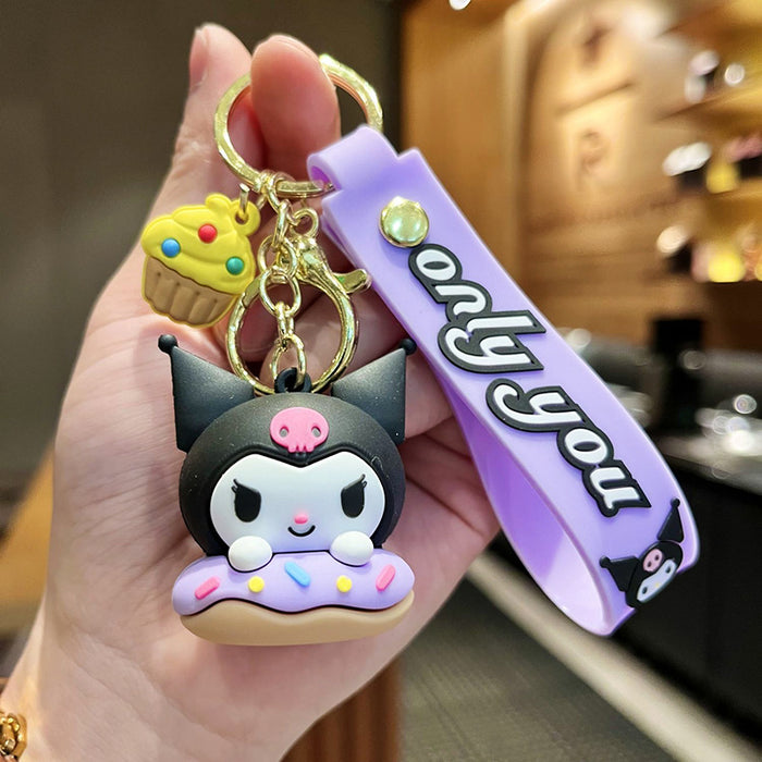 Wholesale Cartoon Silicone Doll Keychain JDC-KC-Tingm286