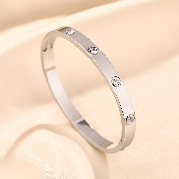 Wholesale Personalized Titanium Steel Bracelet JDC-BT-YinY022